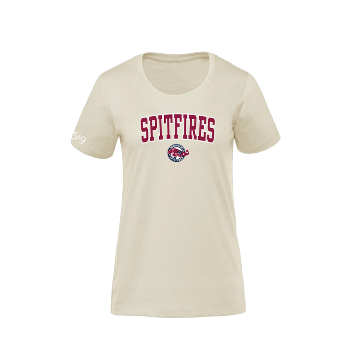 SPRINGFIELD SPITFIRES VARSITY PREMIUM TEE (WOMENS)