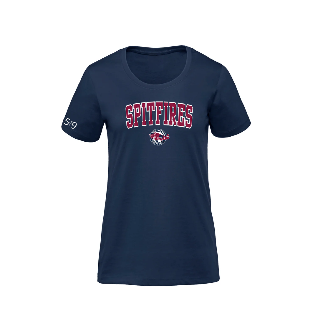 SPRINGFIELD SPITFIRES VARSITY PREMIUM TEE (WOMENS)
