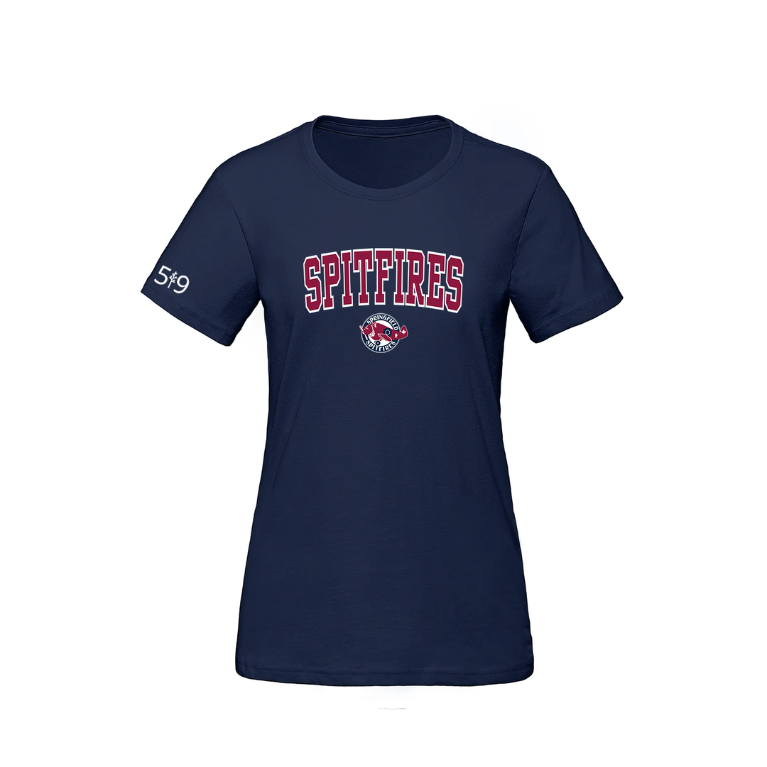SPRINGFIELD SPITFIRES VARSITY TEE (WOMENS)