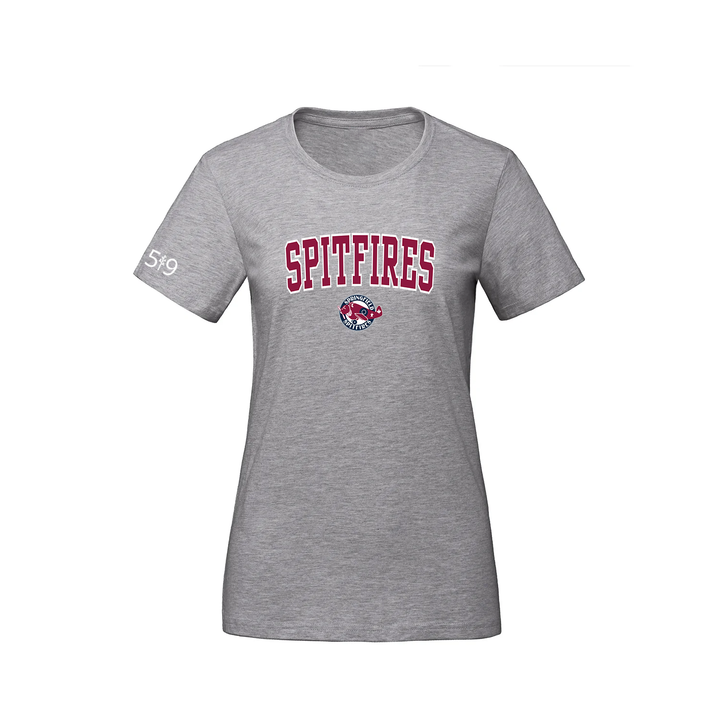 SPRINGFIELD SPITFIRES VARSITY TEE (WOMENS)