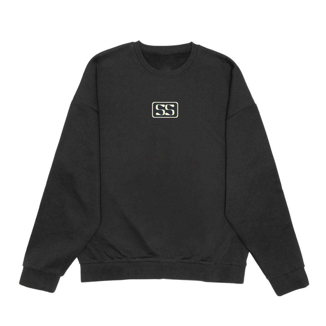 SCENE SOCIAL EMBROIDERED CREW (UNISEX)