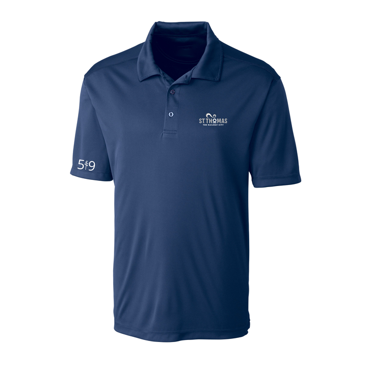ST. THOMAS LIGHT EMBROIDERED ATHLETIC POLO (MENS)