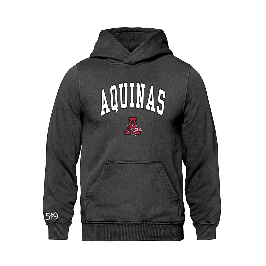 FLAMES VARSITY RETRO HOODIE (UNISEX)