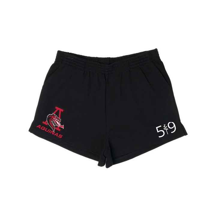 AQUINAS DRAGON SWEAT SHORTS (WOMENS)