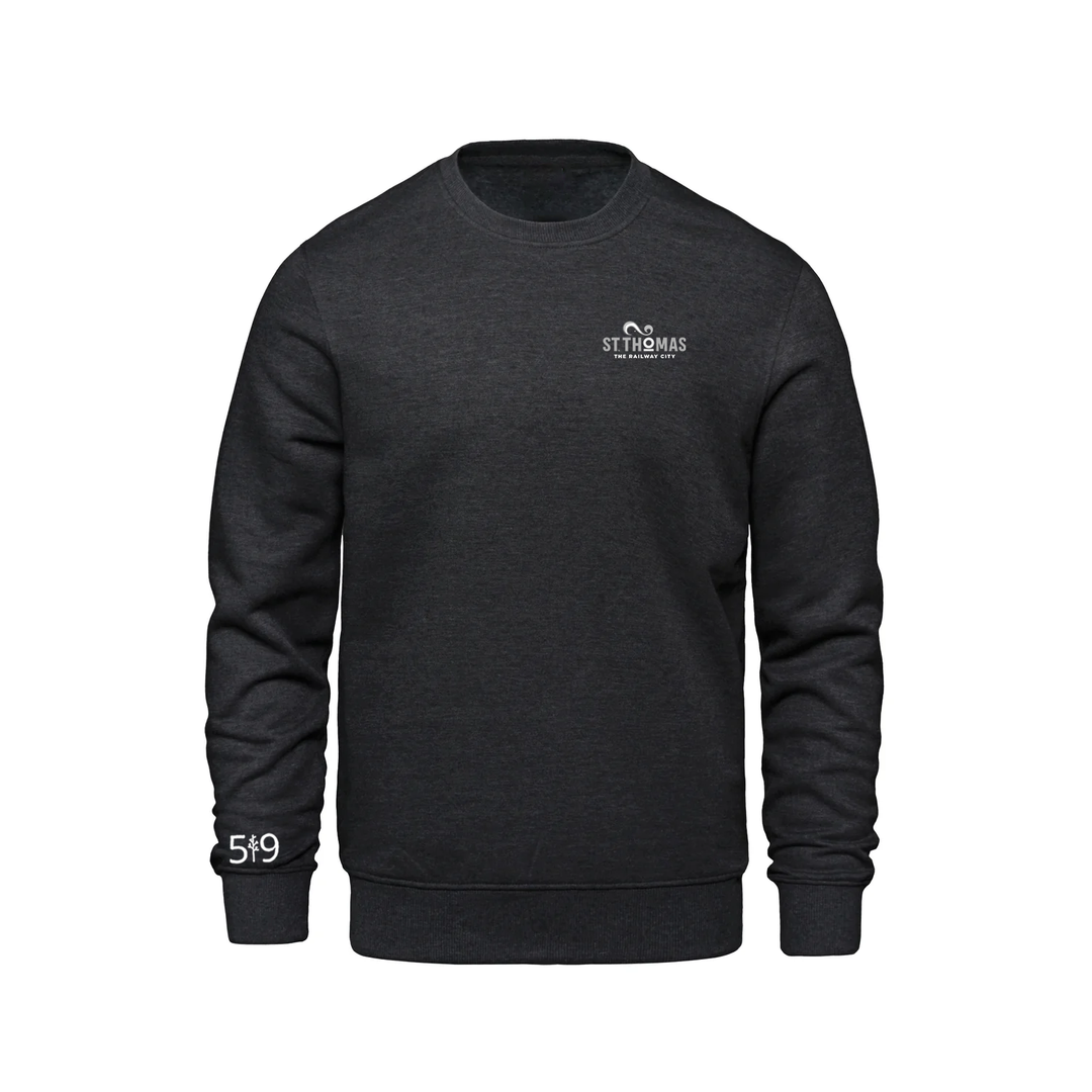 ST. THOMAS LIGHT EMBROIDERED CREW (UNISEX)