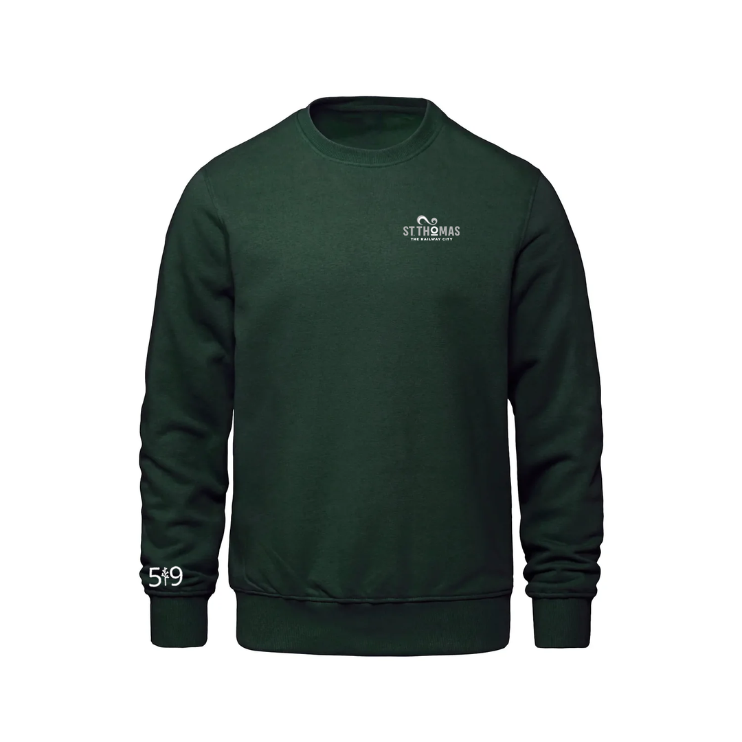 ST. THOMAS LIGHT EMBROIDERED CREW (UNISEX)