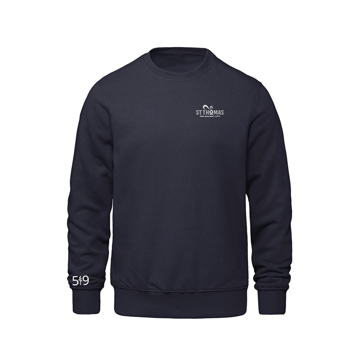 ST. THOMAS LIGHT EMBROIDERED CREW (UNISEX)