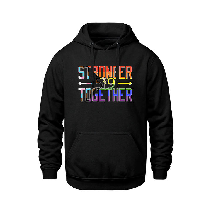 PRIDE STRONGER TOGETHER HOODIE (UNISEX)