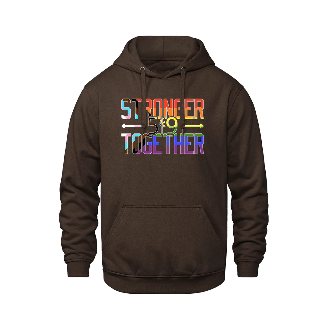 PRIDE STRONGER TOGETHER HOODIE (UNISEX)