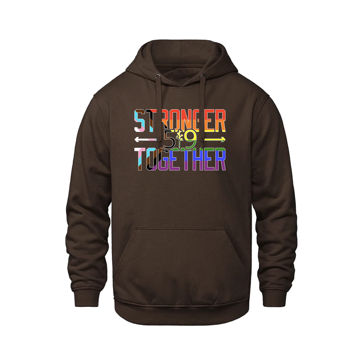 PRIDE STRONGER TOGETHER HOODIE (UNISEX)