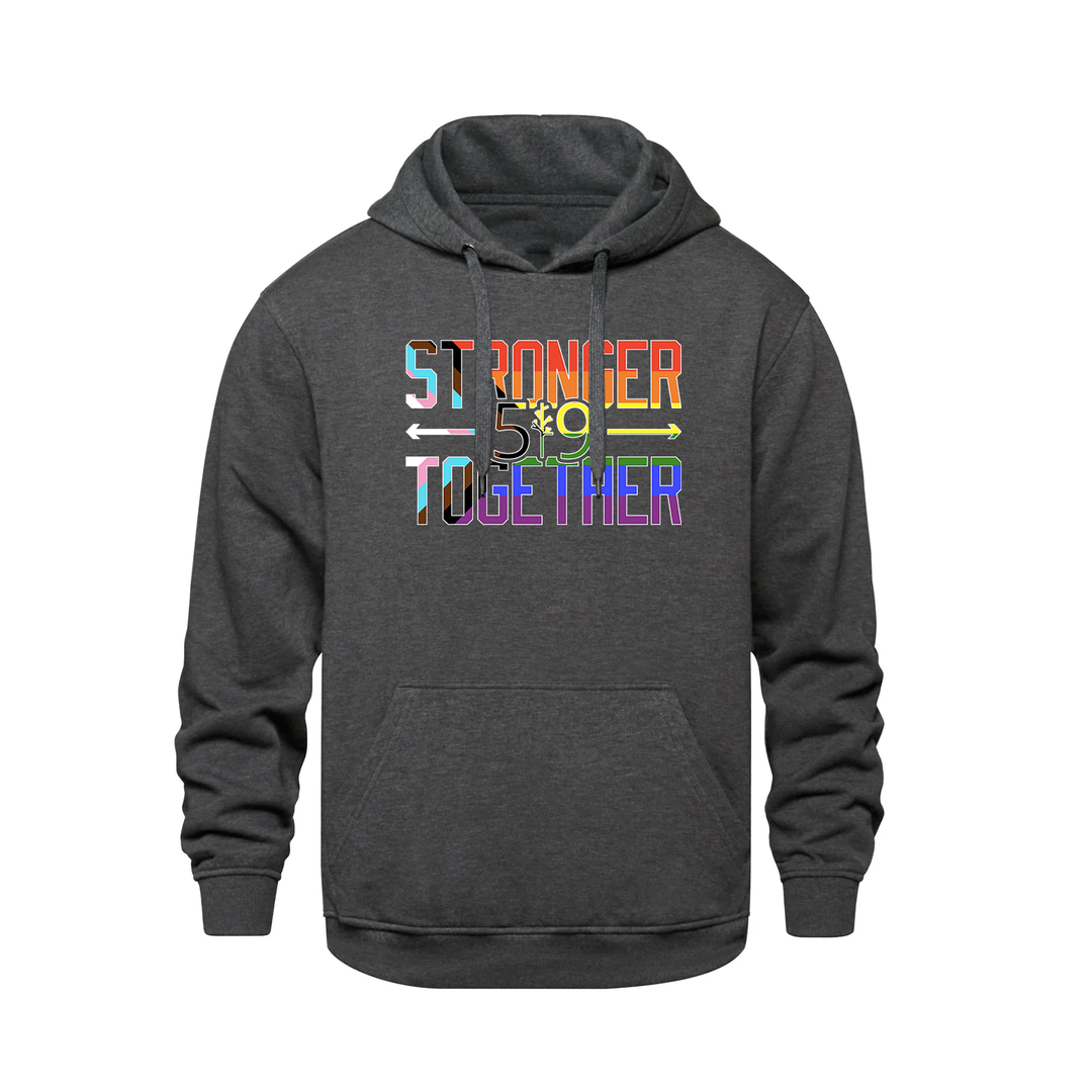 PRIDE STRONGER TOGETHER HOODIE (UNISEX)