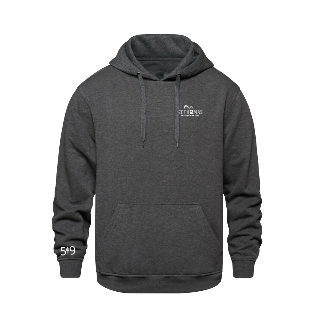 ST. THOMAS LIGHT EMBROIDERED HOODIE (UNISEX)
