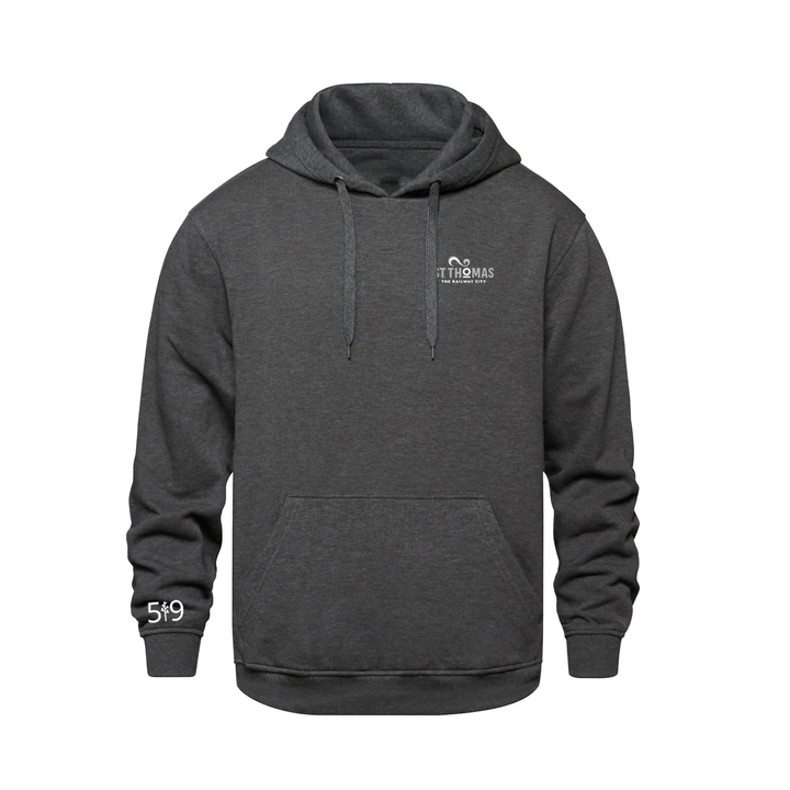 ST. THOMAS LIGHT EMBROIDERED HOODIE (UNISEX)