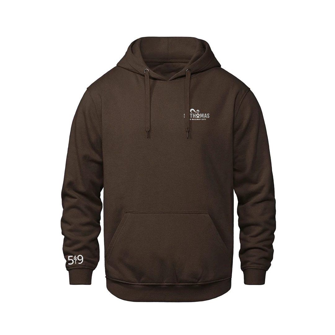 ST. THOMAS LIGHT EMBROIDERED HOODIE (UNISEX)
