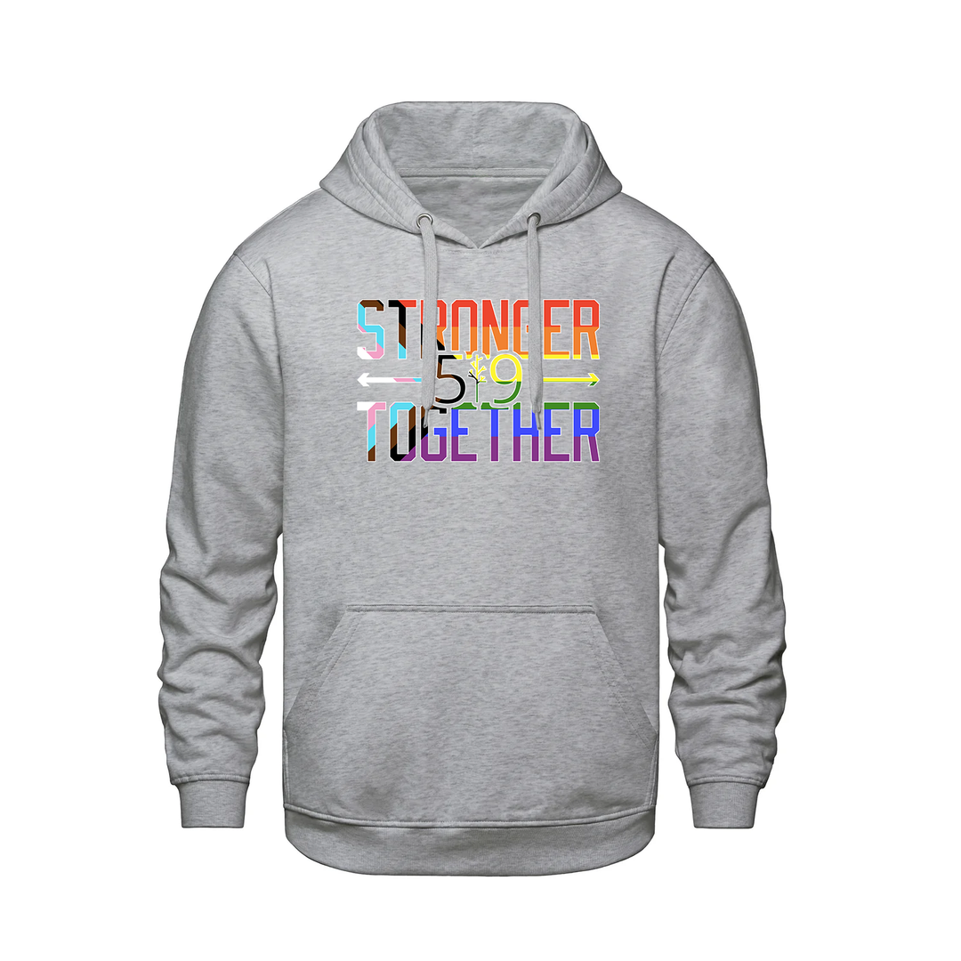 PRIDE STRONGER TOGETHER HOODIE (UNISEX)