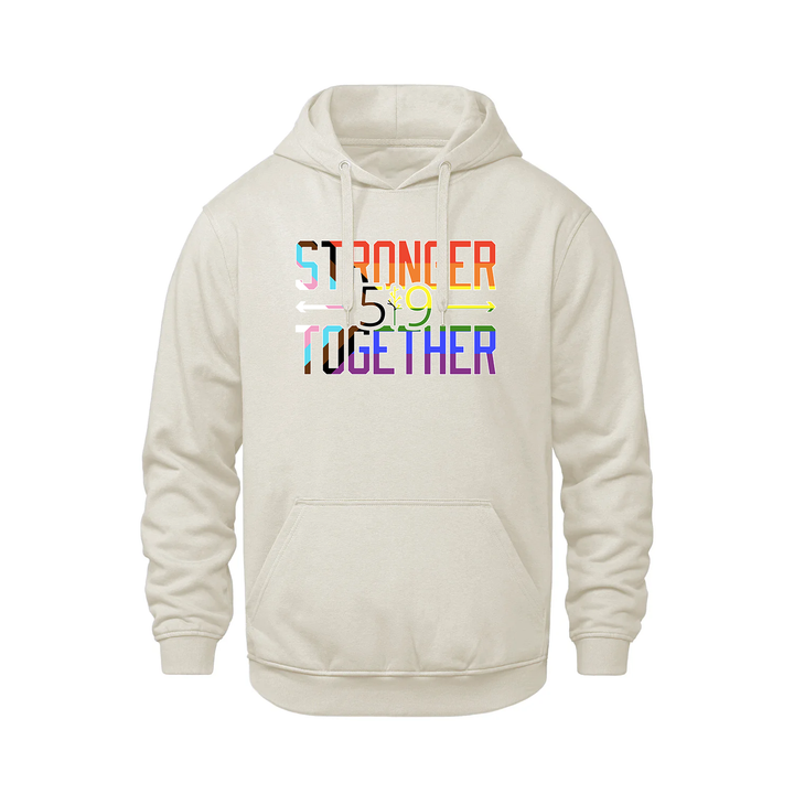 PRIDE STRONGER TOGETHER HOODIE (UNISEX)