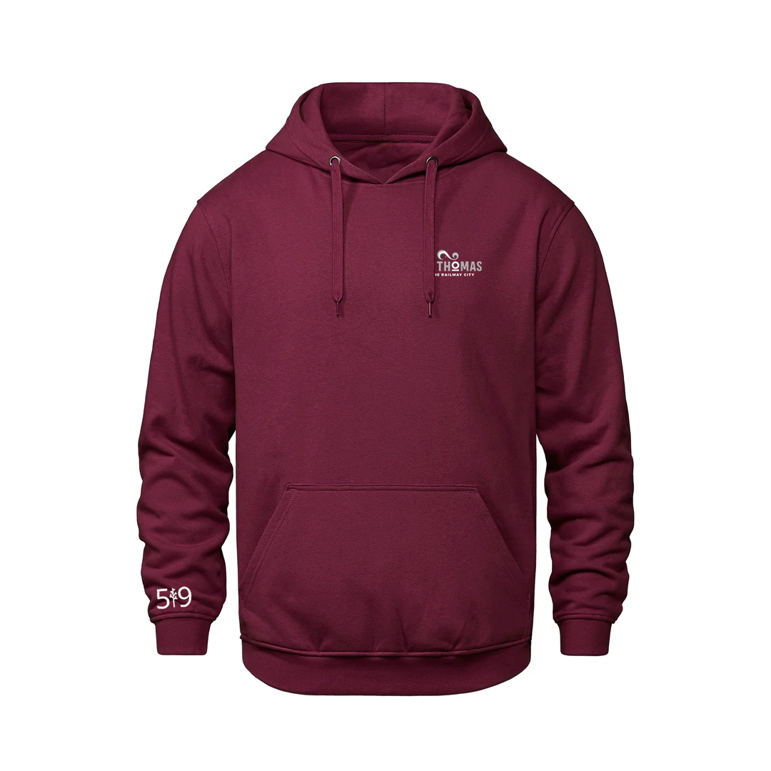 ST. THOMAS LIGHT EMBROIDERED HOODIE (UNISEX)