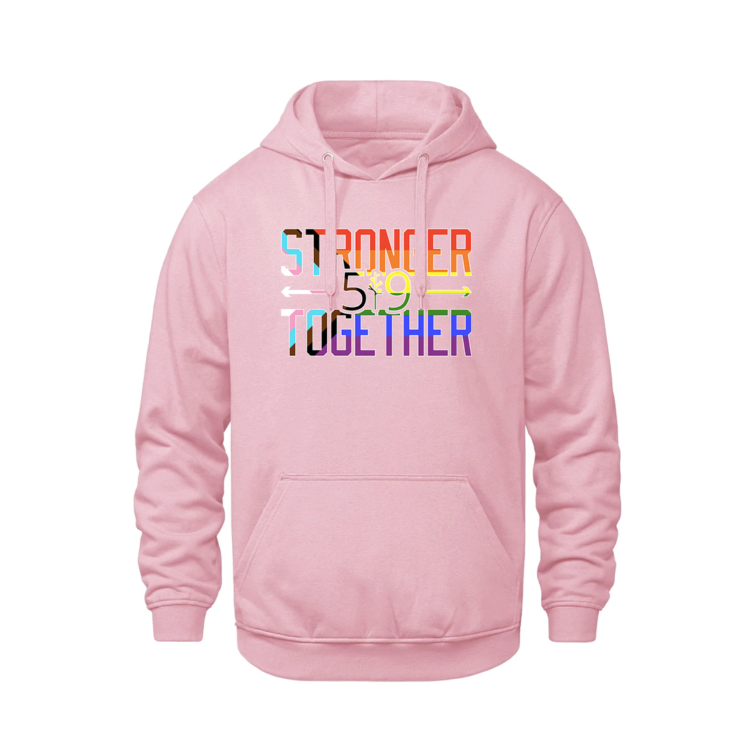 PRIDE STRONGER TOGETHER HOODIE (UNISEX)