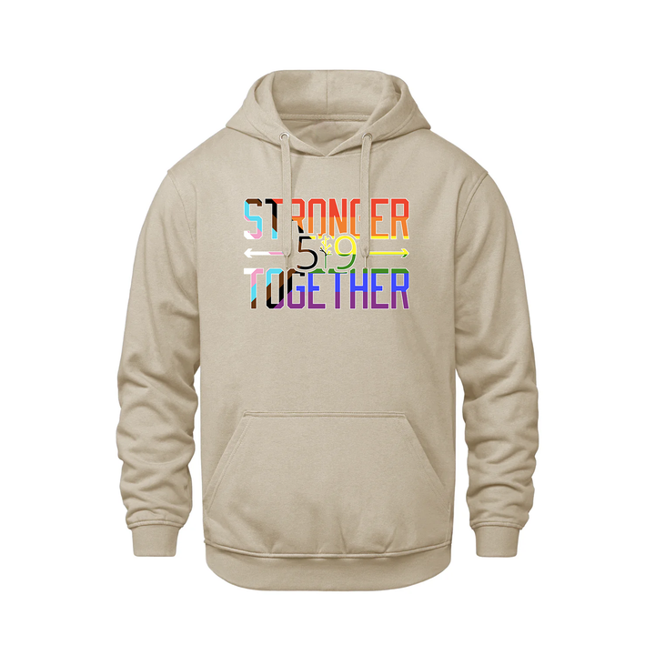 PRIDE STRONGER TOGETHER HOODIE (UNISEX)