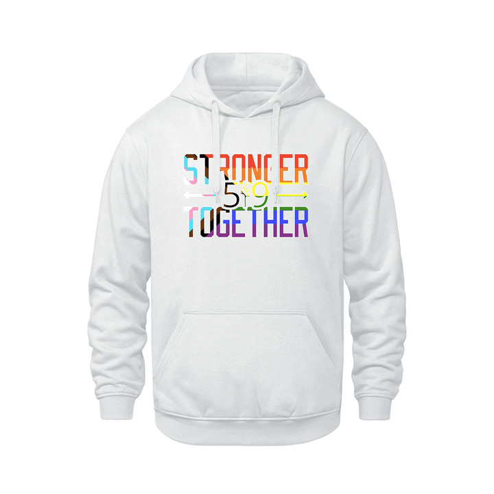 PRIDE STRONGER TOGETHER HOODIE (UNISEX)