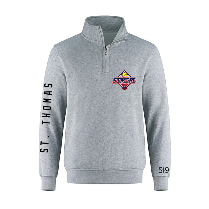 ST. THOMAS MEN'S SLO PITCH 1/4 ZIP (UNISEX)