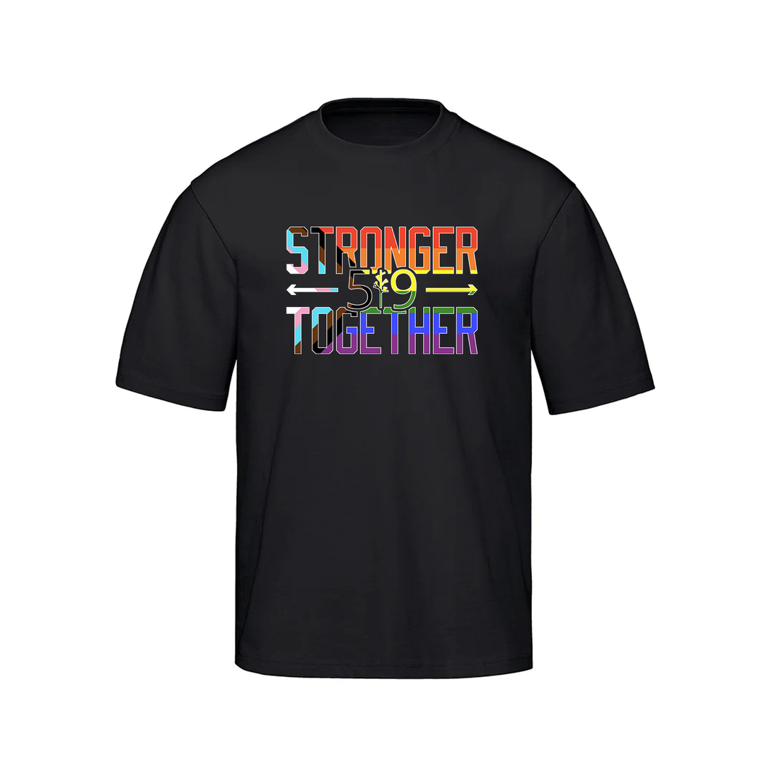 PRIDE STRONGER TOGETHER OVERSIZED TEE (UNISEX)