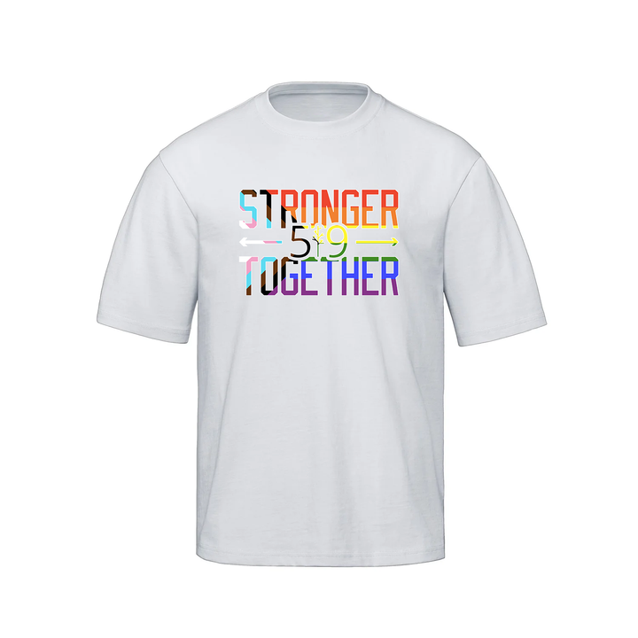 PRIDE STRONGER TOGETHER OVERSIZED TEE (UNISEX)