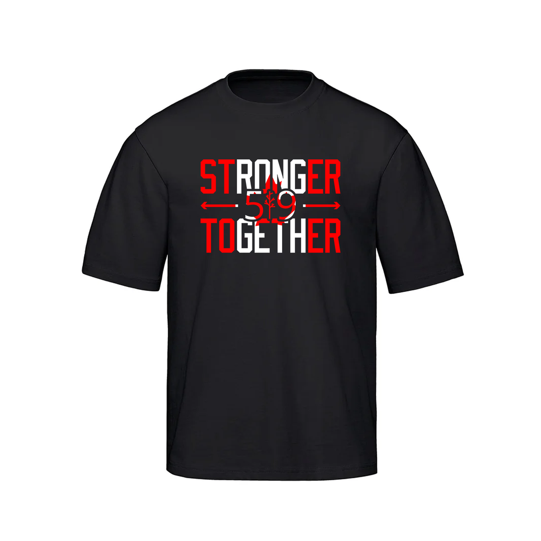 CANADA STRONGER TOGETHER OVERSIZED TEE (UNISEX)