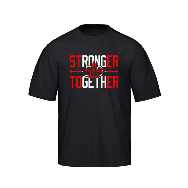 CANADA STRONGER TOGETHER OVERSIZED TEE (UNISEX)