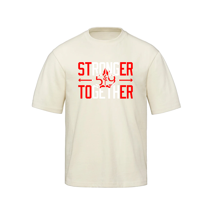 CANADA STRONGER TOGETHER OVERSIZED TEE (UNISEX)