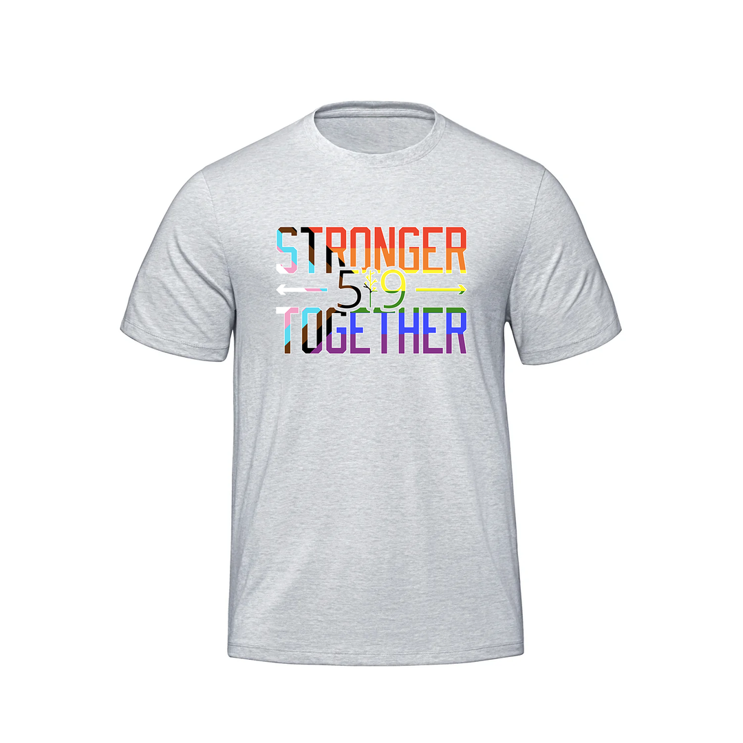 PRIDE STRONGER TOGETHER PREMIUM TEE (MENS)