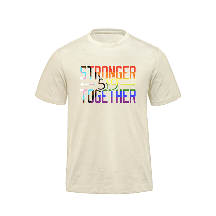 PRIDE STRONGER TOGETHER PREMIUM TEE (MENS)
