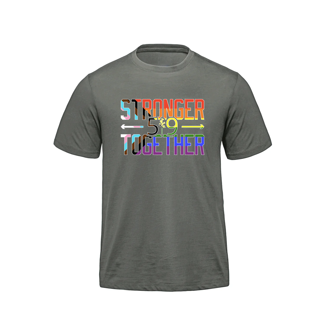 PRIDE STRONGER TOGETHER PREMIUM TEE (MENS)