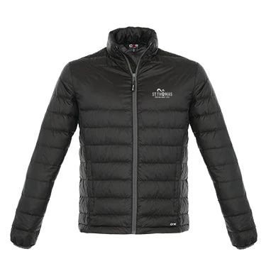 ST. THOMAS LIGHT EMBROIDERED QUILTED DOWN JACKET (MENS)