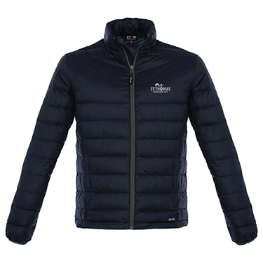 ST. THOMAS LIGHT EMBROIDERED QUILTED DOWN JACKET (MENS)