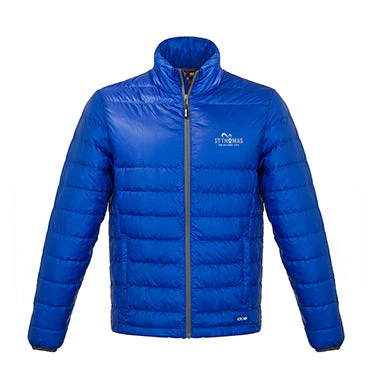 ST. THOMAS LIGHT EMBROIDERED QUILTED DOWN JACKET (MENS)