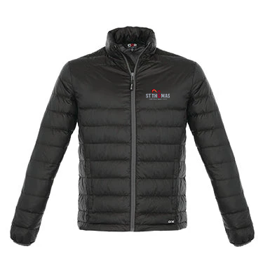 ST. THOMAS EMBROIDERED QUILTED DOWN JACKET (MENS)