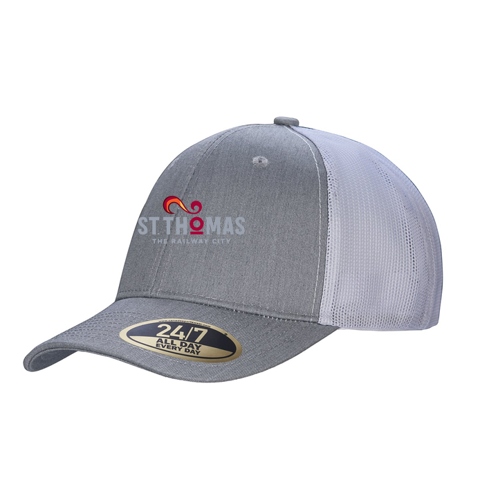 ST. THOMAS EMBROIDERED TRUCKER CAP