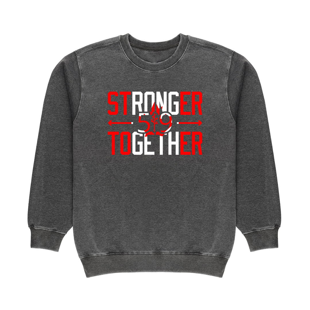 CANADA STRONGER TOGETHER VINTAGE CREW (UNISEX)