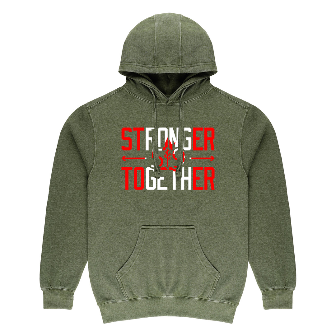 CANADA STRONGER TOGETHER VINTAGE HOODIE (UNISEX)