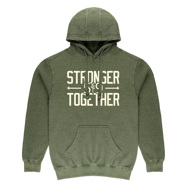 STRONGER TOGETHER VINTAGE HOODIE (UNISEX)