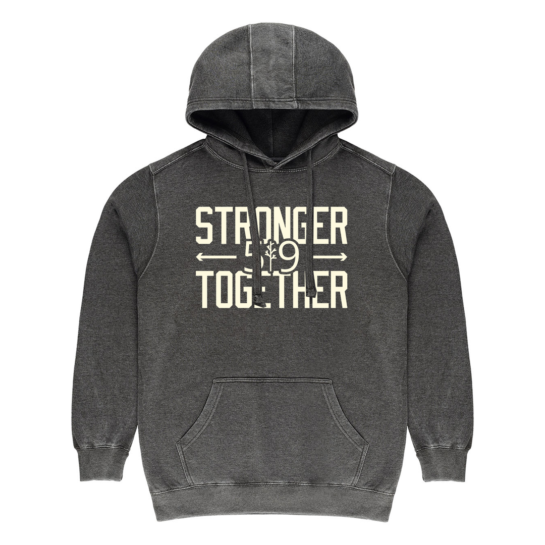 STRONGER TOGETHER VINTAGE HOODIE (UNISEX)