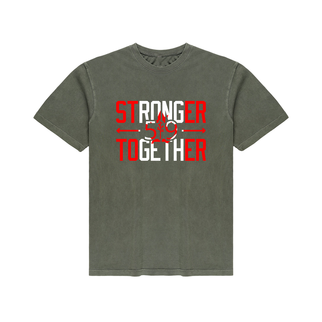 CANADA STRONGER TOGETHER VINTAGE TEE (UNISEX)