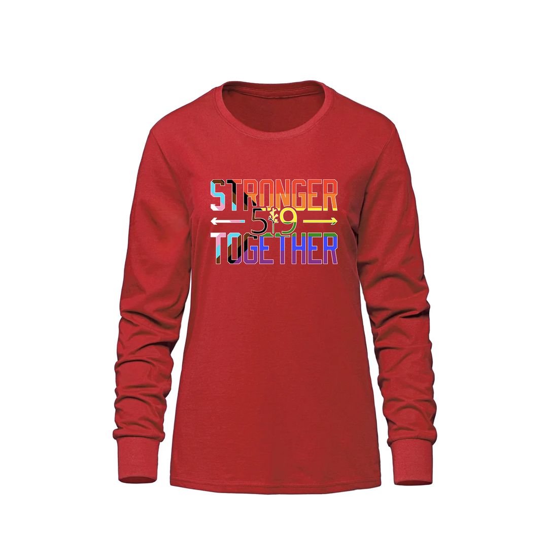 PRIDE STRONGER TOGETHER LONG SLEEVE (WOMENS)