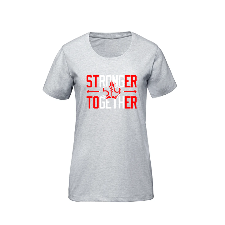 CANADA STRONGER TOGETHER PREMIUM TEE (WOMENS)