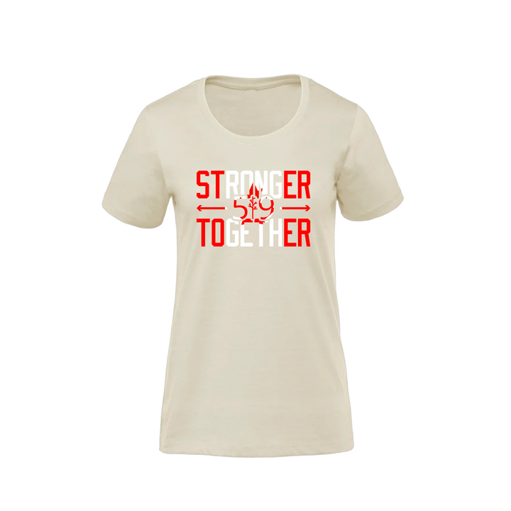CANADA STRONGER TOGETHER PREMIUM TEE (WOMENS)