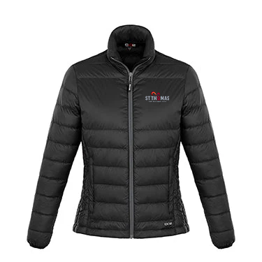 ST. THOMAS EMBROIDERED QUILTED DOWN JACKET (WOMENS)