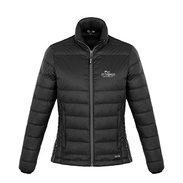 ST. THOMAS LIGHT EMBROIDERED QUILTED DOWN JACKET (WOMENS)
