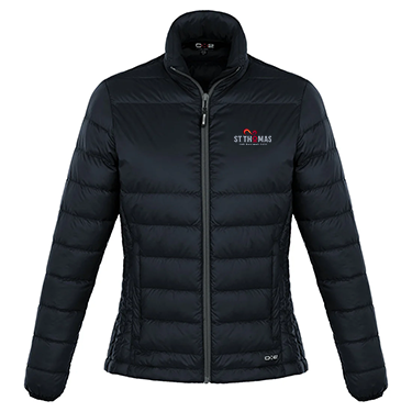 ST. THOMAS EMBROIDERED QUILTED DOWN JACKET (WOMENS)
