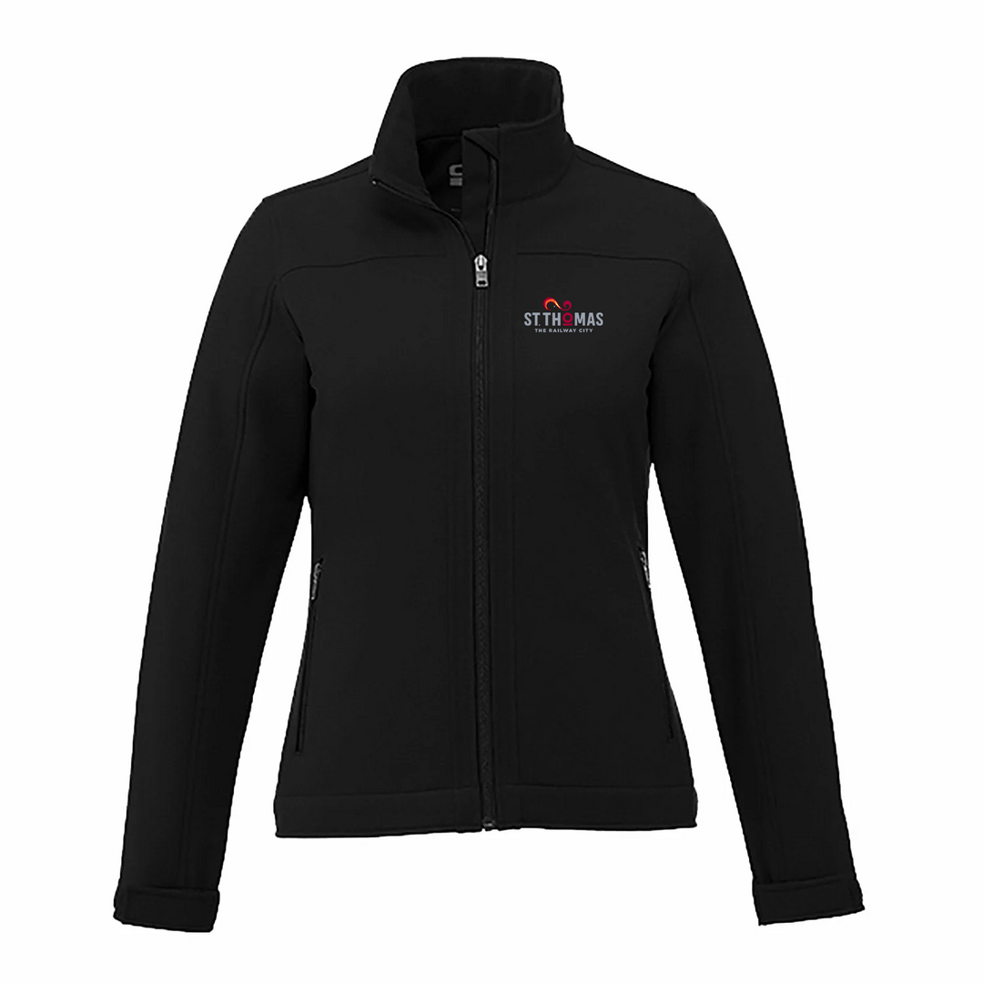 ST. THOMAS EMBROIDERED SOFTSHELL PRO JACKET (WOMENS)